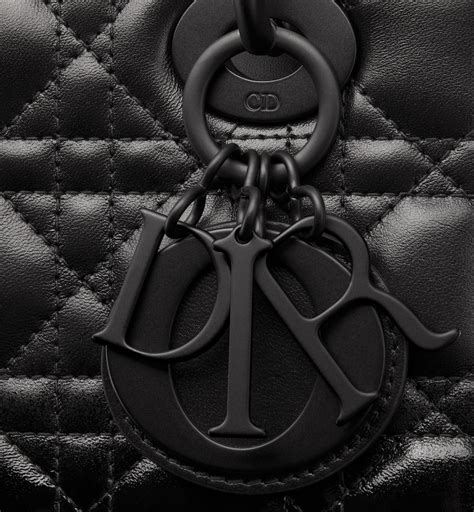 dior matte black strap|Small Lady Dior Bag Gradient Patent and Matte Black Cannage .